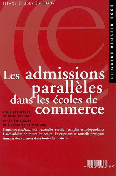 Les admissions parallèles dans les écoles de commerce