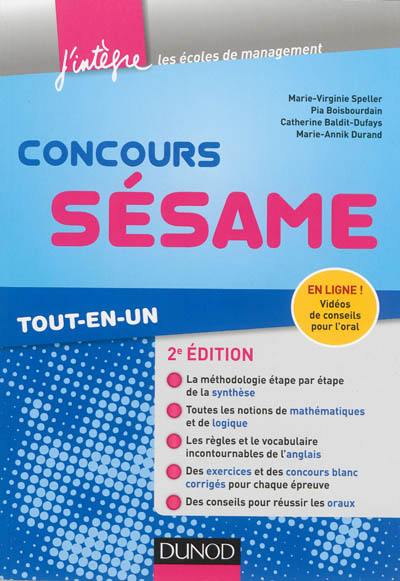 Concours Sésame : tout-en-un