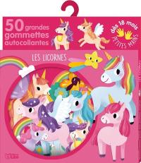 Les licornes : 50 grandes gommettes autocollantes