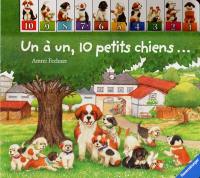 Un à un, 10 petits chiens