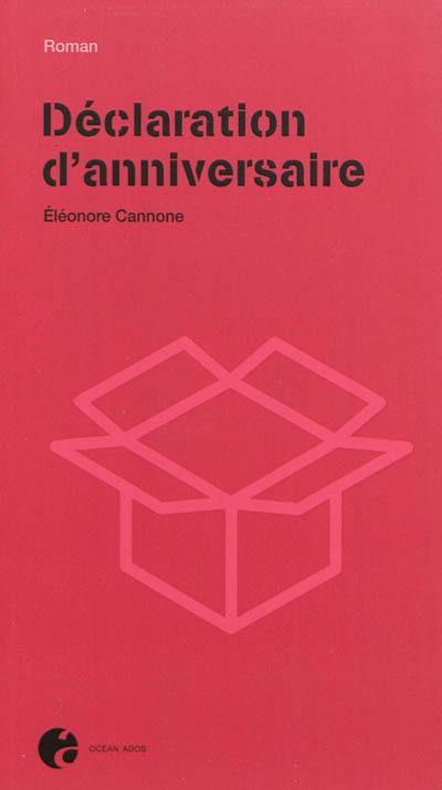 Déclaration d'anniversaire