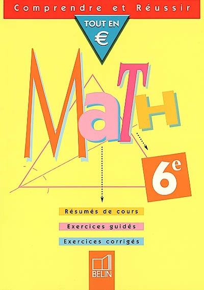 Math 6e : tout en euros