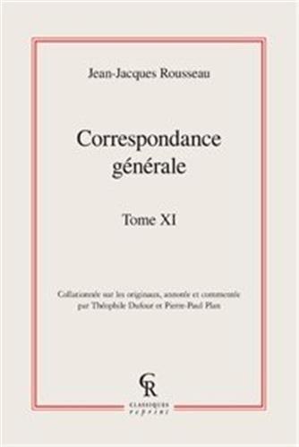 Correspondance générale. Vol. 11