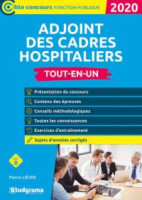 Adjoint des cadres hospitaliers, cat. B : tout-en-un : 2020