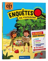 Enquêtes en vacances : 80 énigmes pour réviser : 7-8 ans, CE1 au CE2, conforme au programme