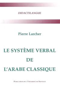 Le système verbal de l'arabe classique