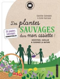 Des plantes sauvages dans mon assiette ! : identifier, cueillir & cuisiner la nature : 20 plantes sauvages comestibles