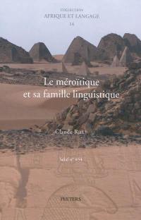 Le méroïtique et sa famille linguistique