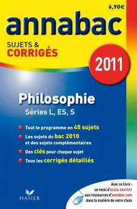 Philosophie, séries L, ES, S