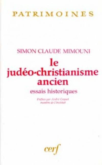 Le judéo-christianisme ancien : essais historiques