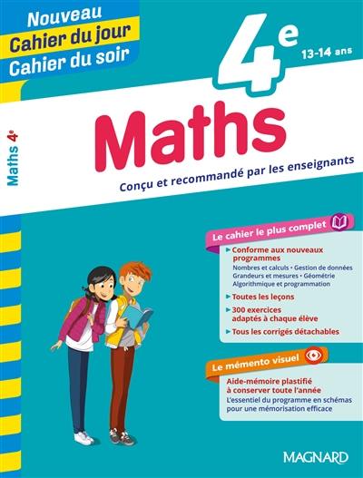 Maths 4e, 13-14 ans