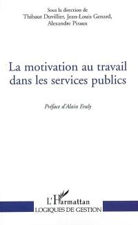 La motivation au travail dans les services publics