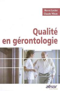 Qualité en gérontologie