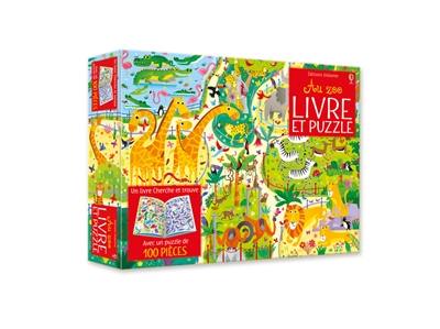 Au zoo : livre et puzzle