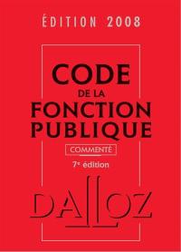 Code de la fonction publique commenté 2008