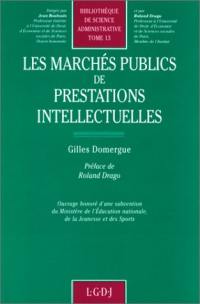 Les Marchés publics de prestations intellectuelles