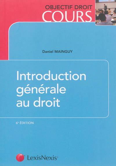 Introduction générale au droit