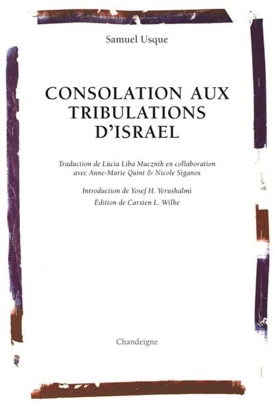 Consolation aux tribulations d'Israël