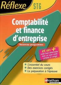 Comptabilité et finance d'entreprise, STG : nouveau programme