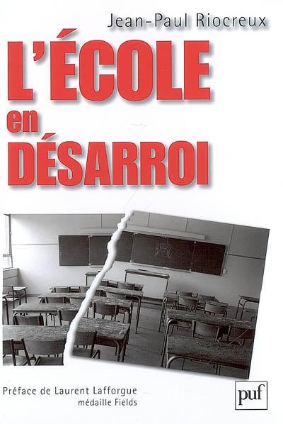 L'école en désarroi