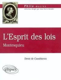 L'esprit des lois, Montesquieu