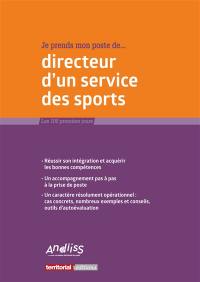 Je prends mon poste de directeur d'un service des sports