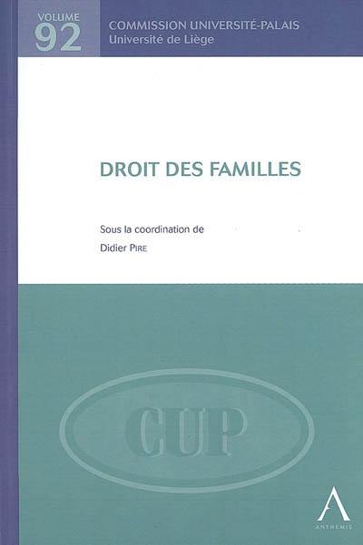 Droit des familles