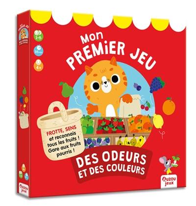 Mon premier jeu des odeurs et des couleurs : frotte, sens et reconnais tous les fruits ! Gare aux fruits pourris !