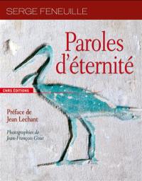 Paroles d'éternité