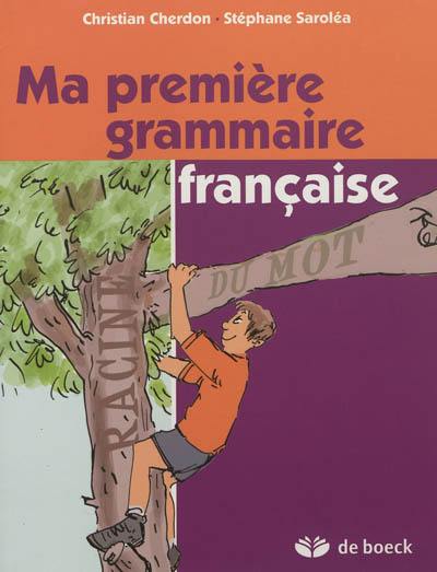 Ma première grammaire française