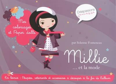 Millie... et la mode : mes coloriages et paper dolls