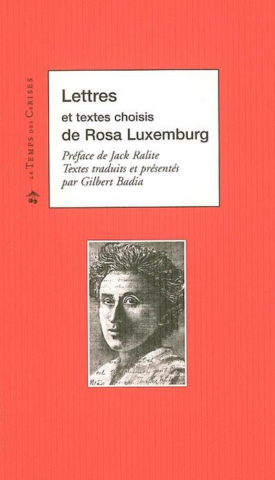 Lettres et textes choisis