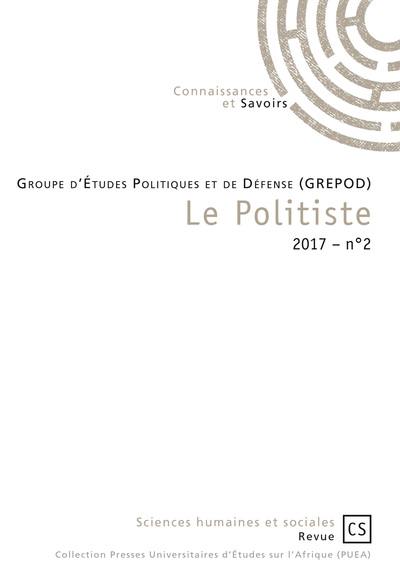 Le politiste : revue gabonaise de sciences politiques, n° 2 (2017)