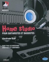 Home studio pour guitaristes et bassistes