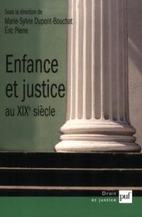 Enfance et justice au XIXe siècle