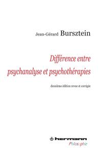 Différence entre psychanalyse et psychothérapies