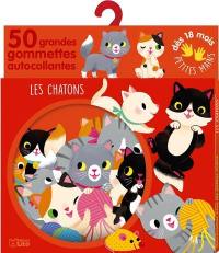 Les chatons : 50 grandes gommettes autocollantes