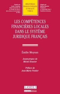 Les compétences financières locales dans le système juridique français