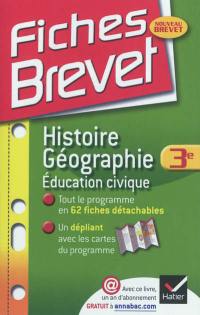 Histoire, géographie, éducation civique 3e