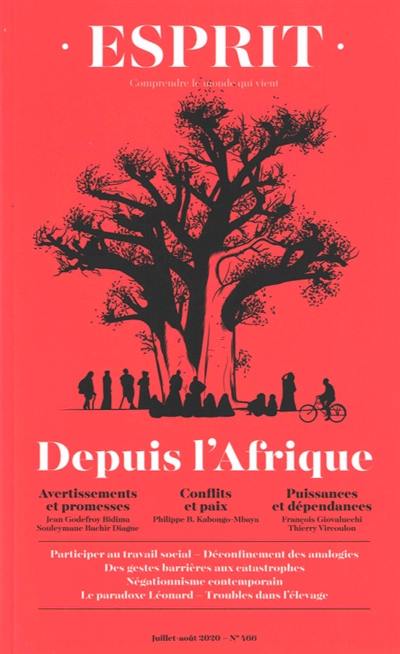 Esprit, n° 466. Depuis l'Afrique