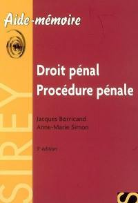 Droit pénal, procédure pénale