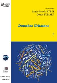 Données urbaines. Vol. 7