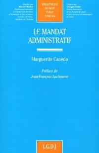 Le mandat administratif