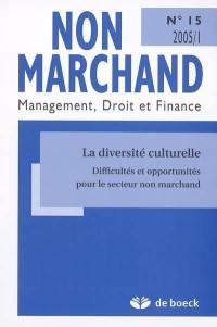 Non marchand, n° 15. La diversité culturelle : difficultés et opportunités pour le secteur non marchand