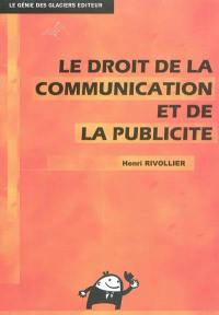 Le droit de la communication et de la publicité