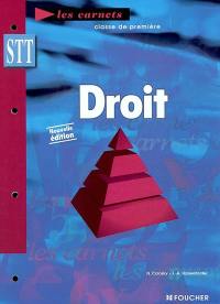 Droit, classe de premlère STT