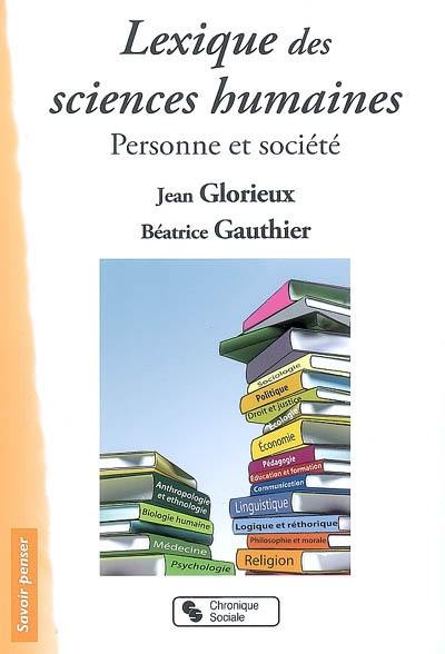 Lexique des sciences humaines : personne et société