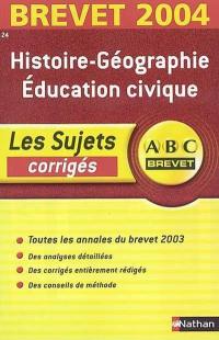 Histoire géographie, éducation civique, séries collège, technologique et professionnelle : Corrigés