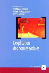 L'explication des normes sociales