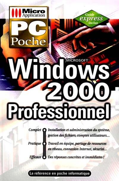 Windows 2000 professionnel